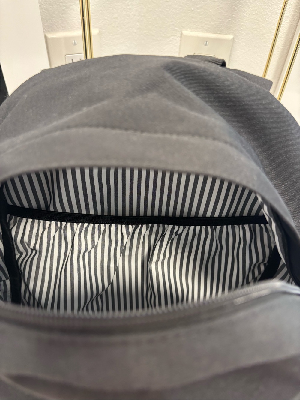 Miffy🐰🩶 Black Backpack with Orange Accent - Picture 2 of 7